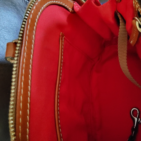 Dooney & Bourke Blue and Brown Satchel - Picture 9 of 13